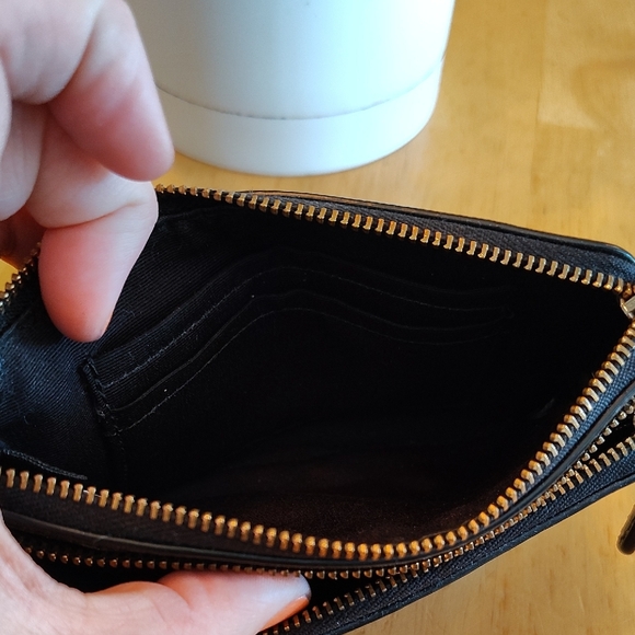 WEEKEND SALE...Coach Black Wristlet Clutch - Picture 2 of 5